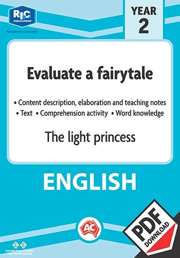 Comprehension Text The Light Princess Year 2 Ebook - 