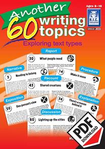 Another 60 Writing Topics – Exploring text types – Ages 8–10 ebook