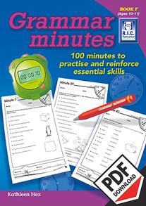 Grammar Minutes – 100 minutes to practise and reinforce essential skills Book F – Ages 10–11 ebook
