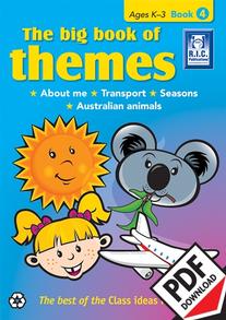 The Big Book of Themes Book 4 – About me, Transport, Seasons, Australian Animals – Ages 5–7 ebook