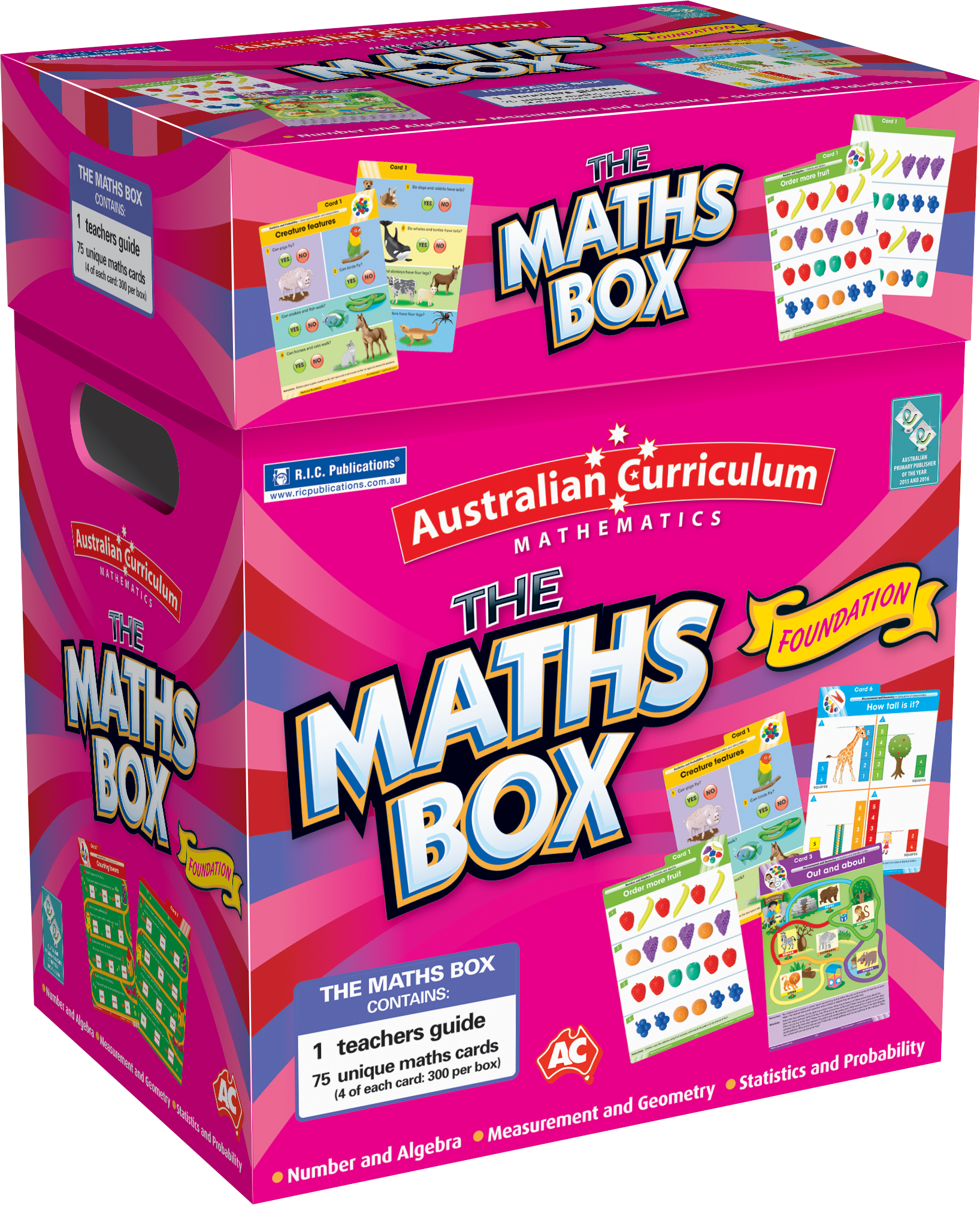 The Australian Curriculum Maths Box Foundation from RIC Publications