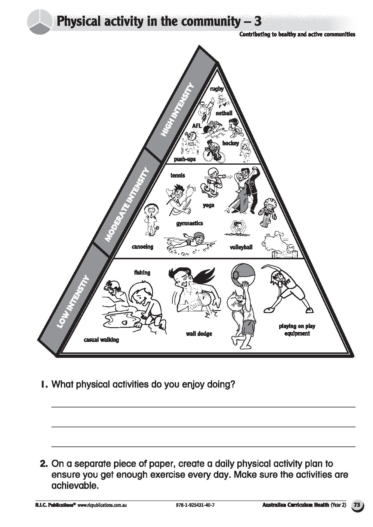 Australian Curriculum Health Freebie Friday RIC Publications-page-001